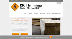 Desktop Screenshot of hemmings-timber.co.uk